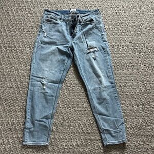 Classic Light Blue Distressed Skinny Jeans